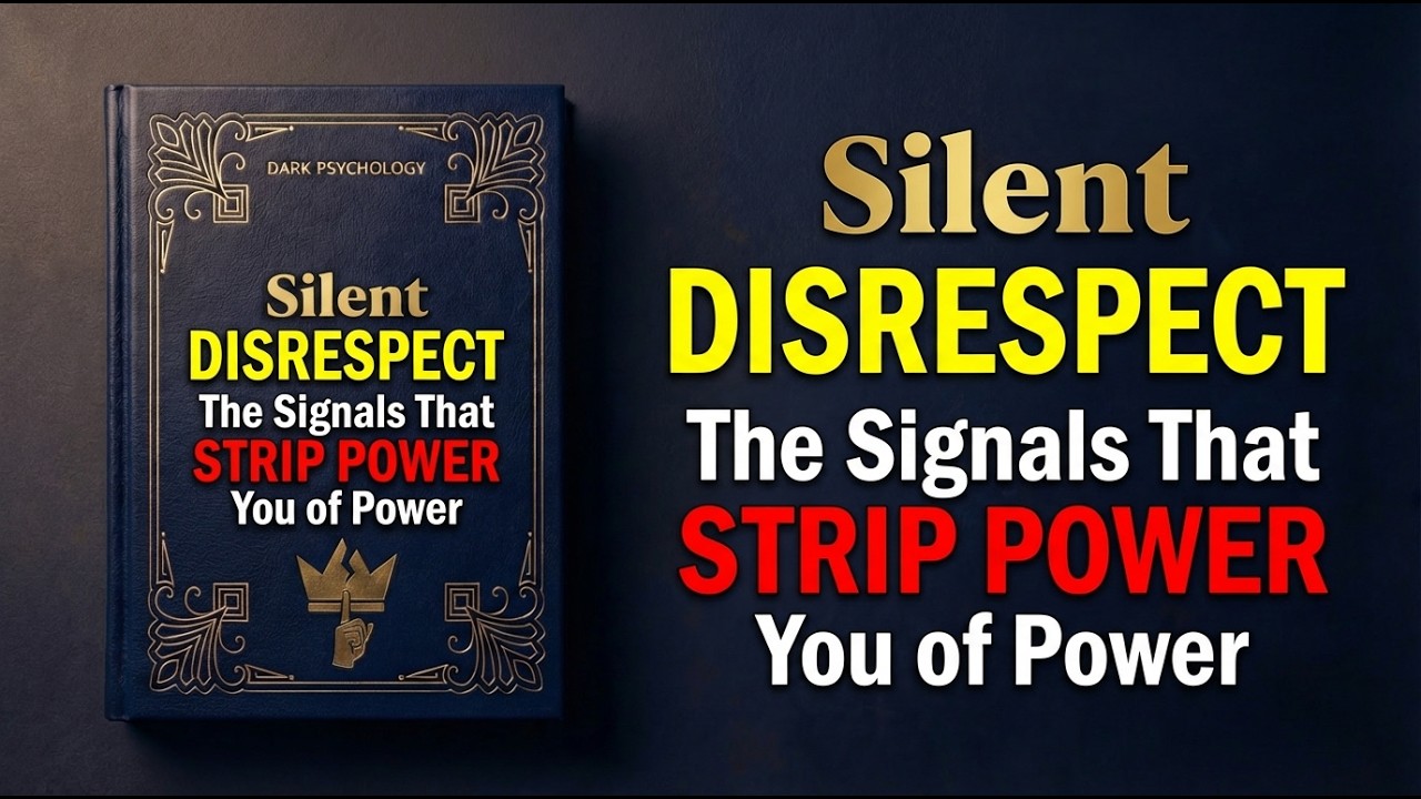 Dark Psychology:  Silent Disrespect The Signals That Strip You of Power