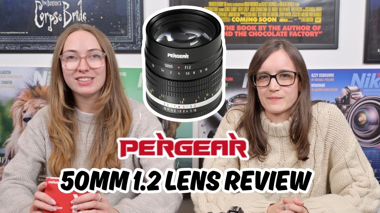 Pergear 50mm f/1.2 DX / APS-C lens Review with Chloe and Lilla. F/1.2 on a budget!