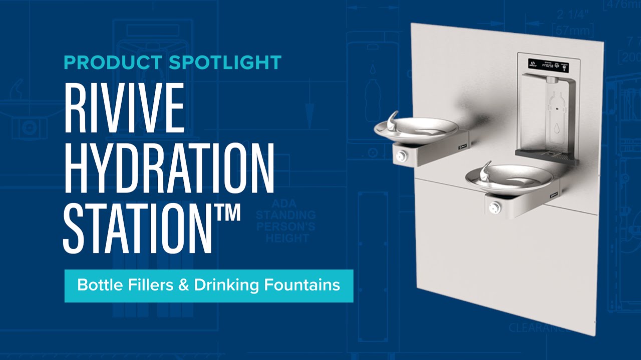 RIVIVE™ Bottle Fillers & Drinking Fountains by Haws® | Product Spotlight