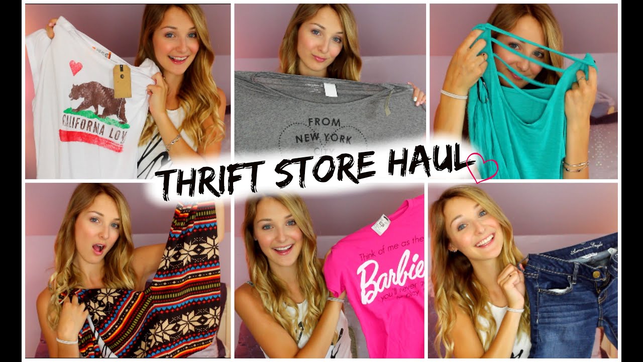 Back to School: Thrift Store Haul! ♥