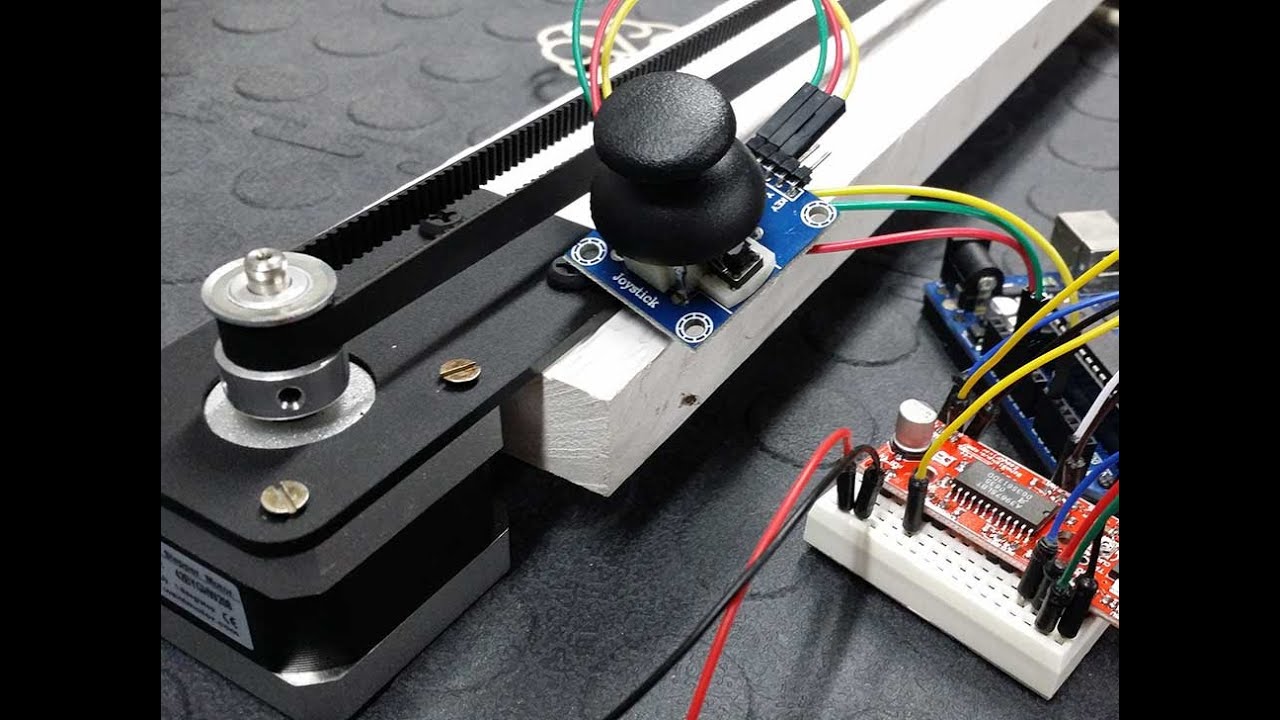 Control a Stepper Motor using an Arduino, a Joystick and the Easy Driver - Tutorial