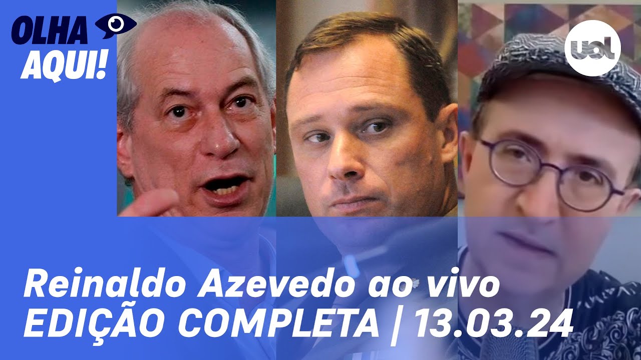 🔴 Reinaldo Azevedo fala de Ciro Gomes, bolsonaristas nos EUA, Cid na PF e+ | OLHA AQUI!  COMPLETO