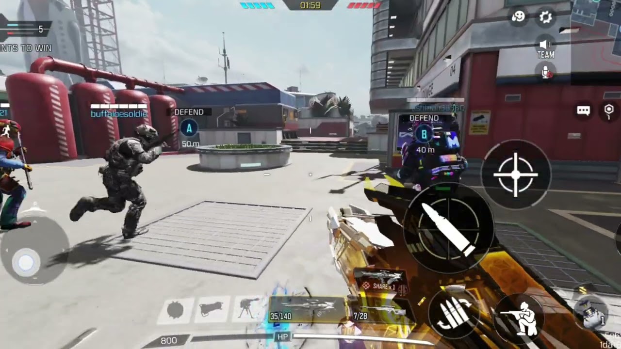 Call of duty mobile search and destroy rank match with random player 5kill best team 👌 @VatsGamingYt