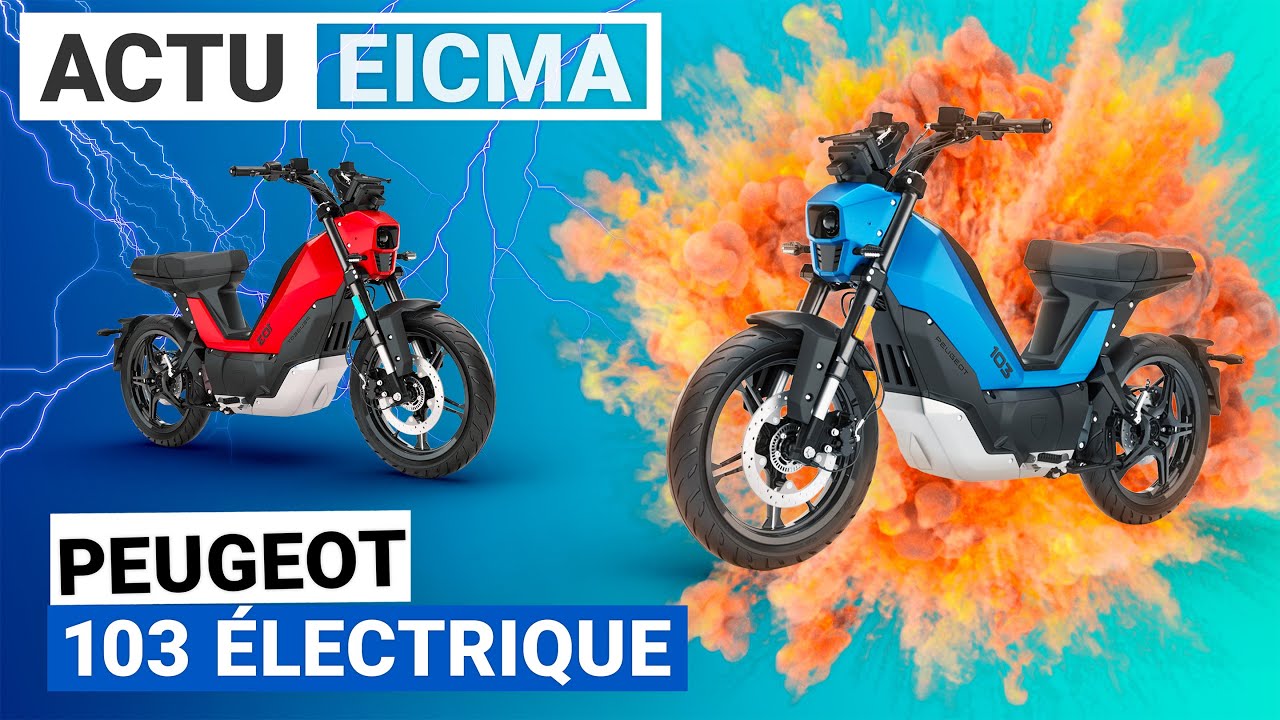 Peugeot 103 électrique : la mob culte est de retour !
