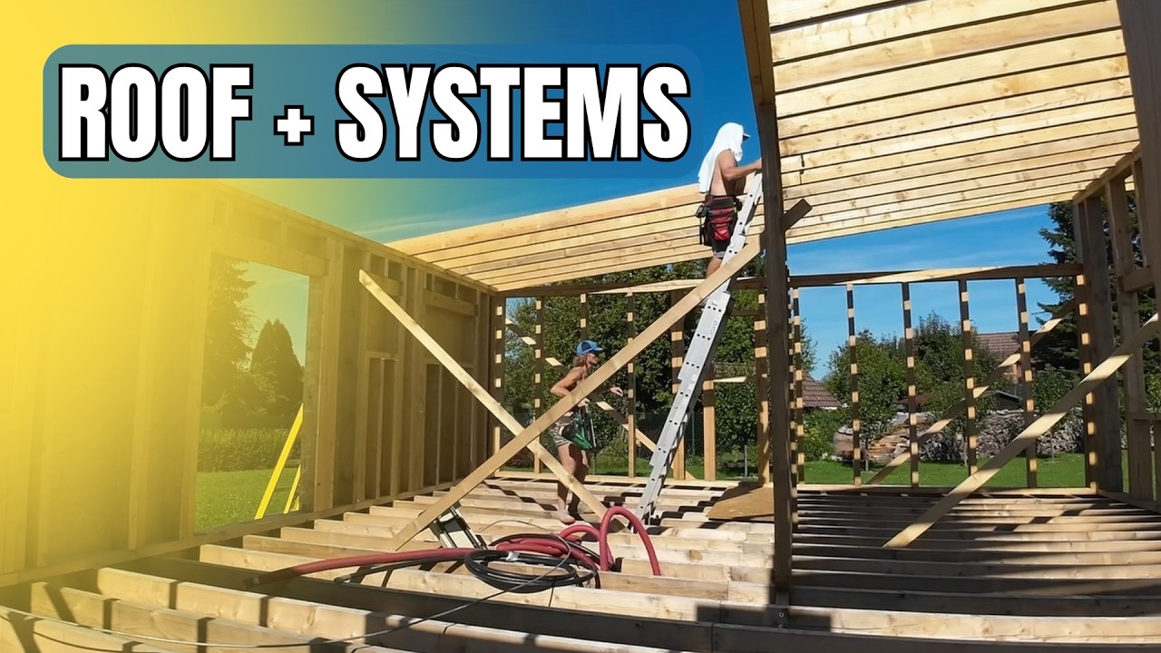 Timber Frame House Build – Roof, Insulation & Utilities (Real Timelapse)