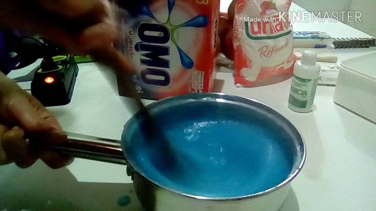 SABÃO AZUL EM BARRA.