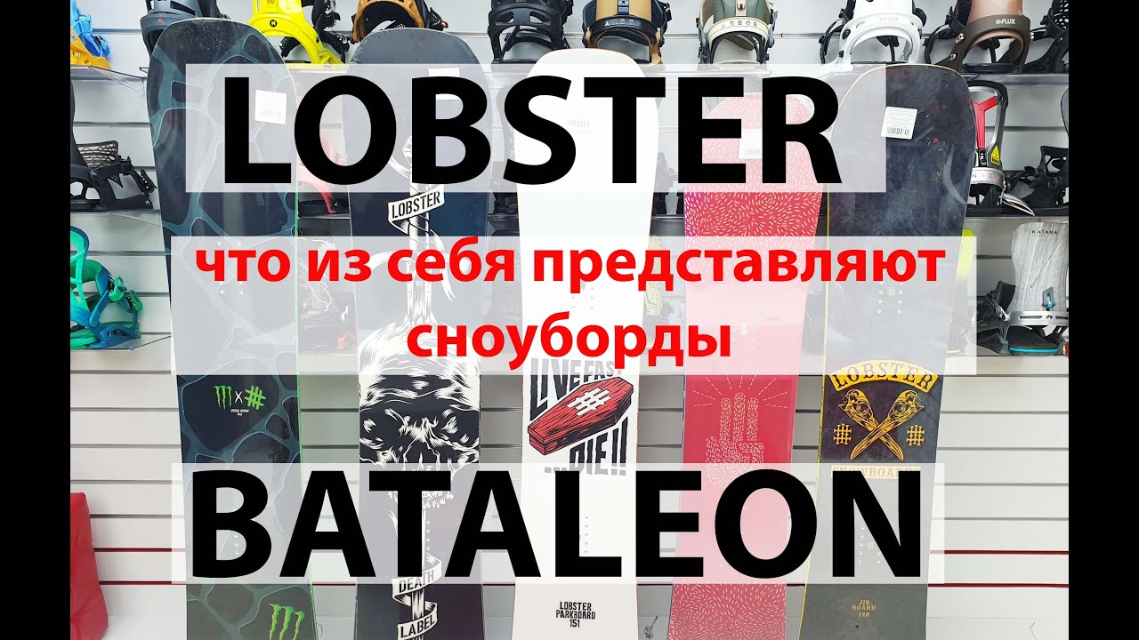 Bataleon & Lobster snowboards Как я вижу этот продукт.