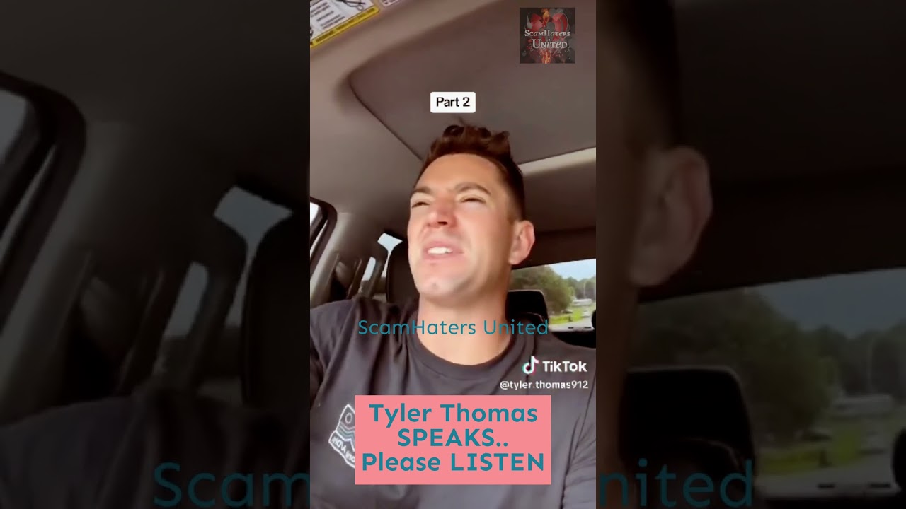 Tyler Thomas SPEAKS... Please listen