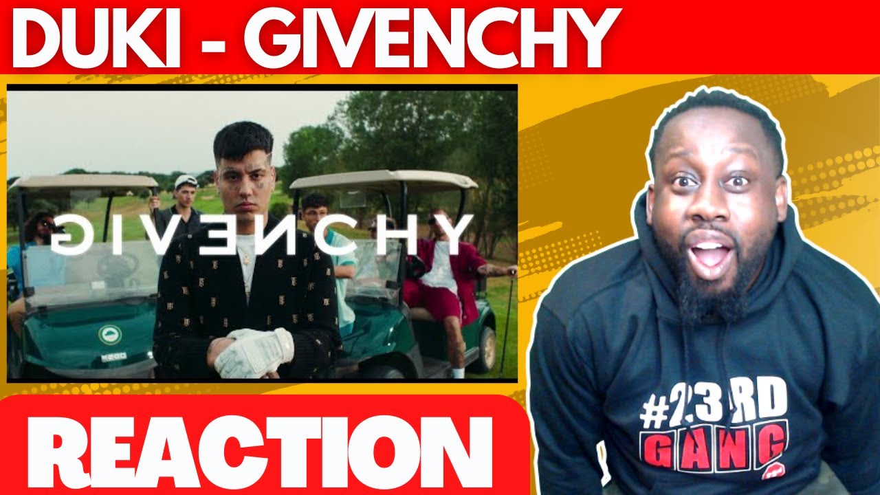 AMERICAN REACTS TO DUKI - GIVENCHY (Video Official) | @duki | @23rdMAB REACTION