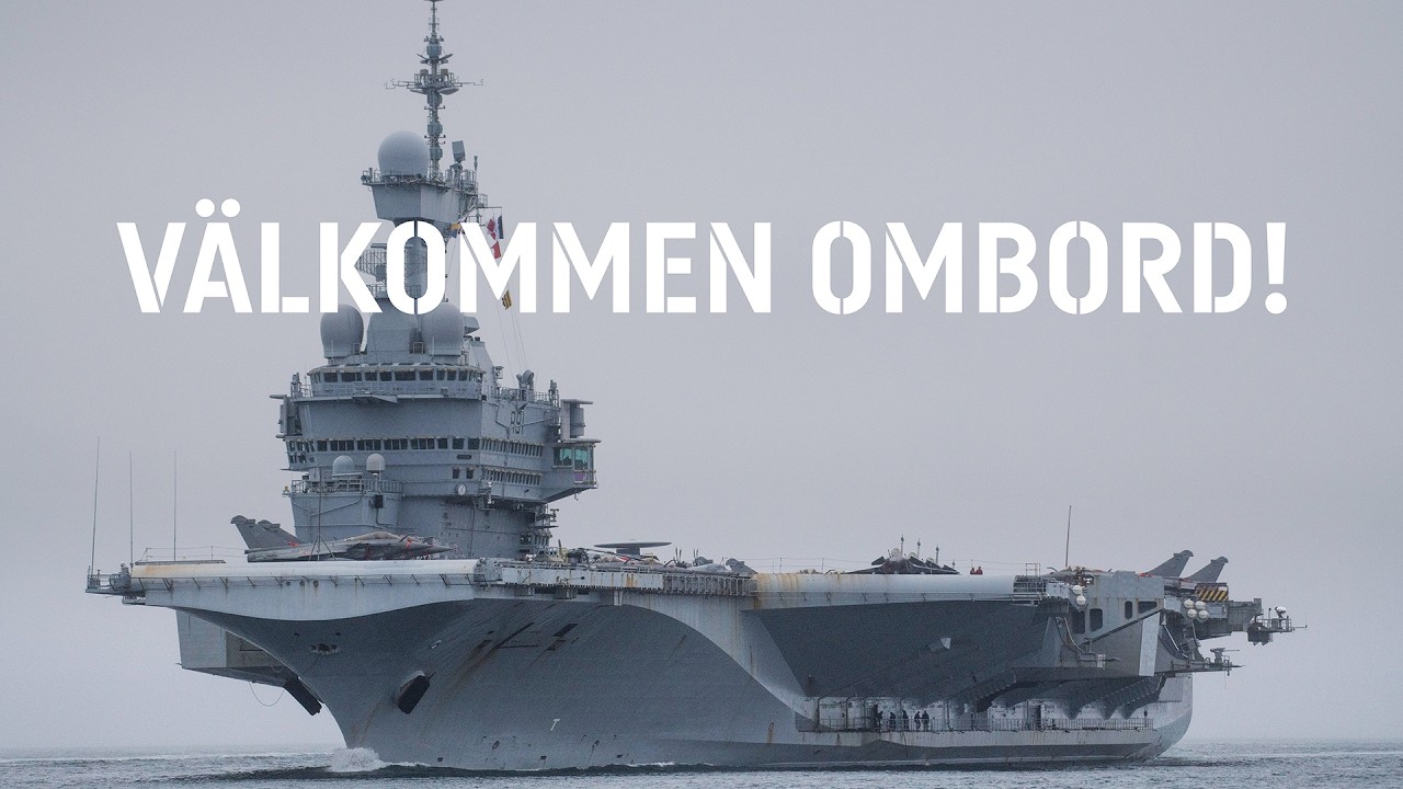 Att vara stridspilot på ett hangarfartyg - Charles De Gaulle