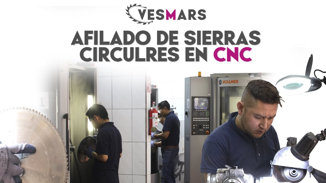 Afilado de sierras circulares en CNC | VESMARS
