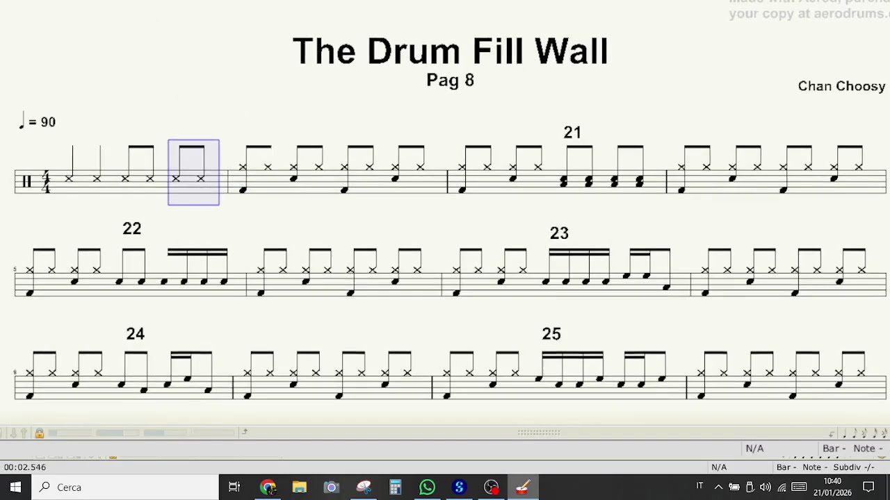 Enrico Cianciusi - The Drum Fill Wall (p.8)