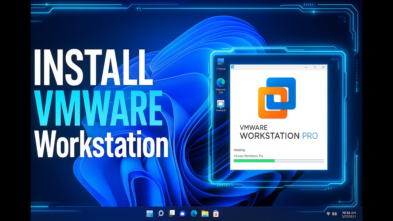 How to Install VMware Workstation PRO on Windows 11 (2 minutes installation)