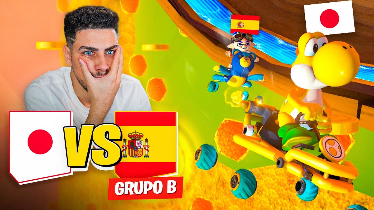 JAPÓN vs ESPAÑA en la WORLD CUP de MARIO KART COMPETITIVO 🤯