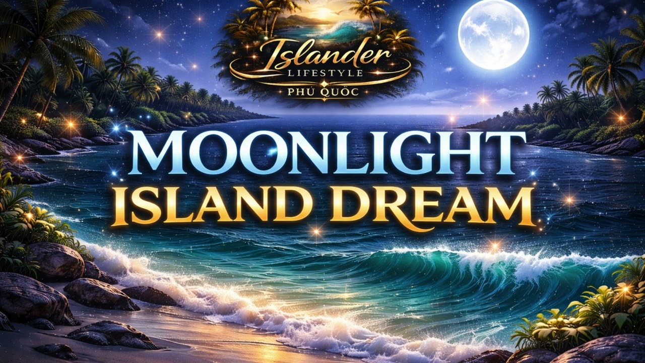 🌙 MOONLIGHT ISLAND DREAM | ISLANDER LIFESTYLE™ #DEEPSLEEPMUSIC #OCEANNIGHTSLEEP #TROPICALSLEEPMUSIC