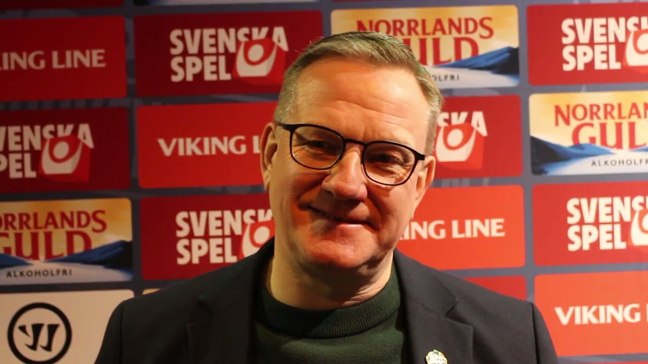 260225 Intervju med Magnus Bogren, Björklöven, efter matchen mot SSK