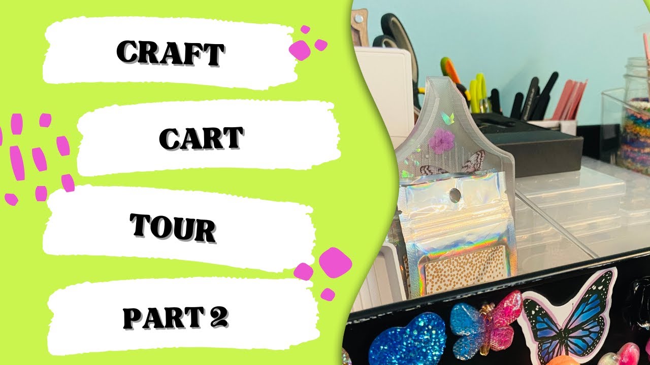 Diamond Painting Craft Cart | Updated Craft Cart Tour