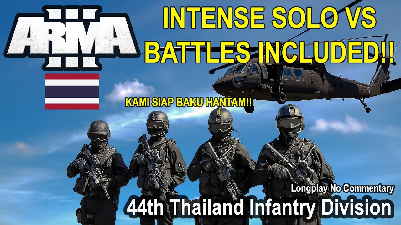 ArmA 3 Longplay - Thailand 44th Infantry Division on Bakhmut Ukraine No Commentary