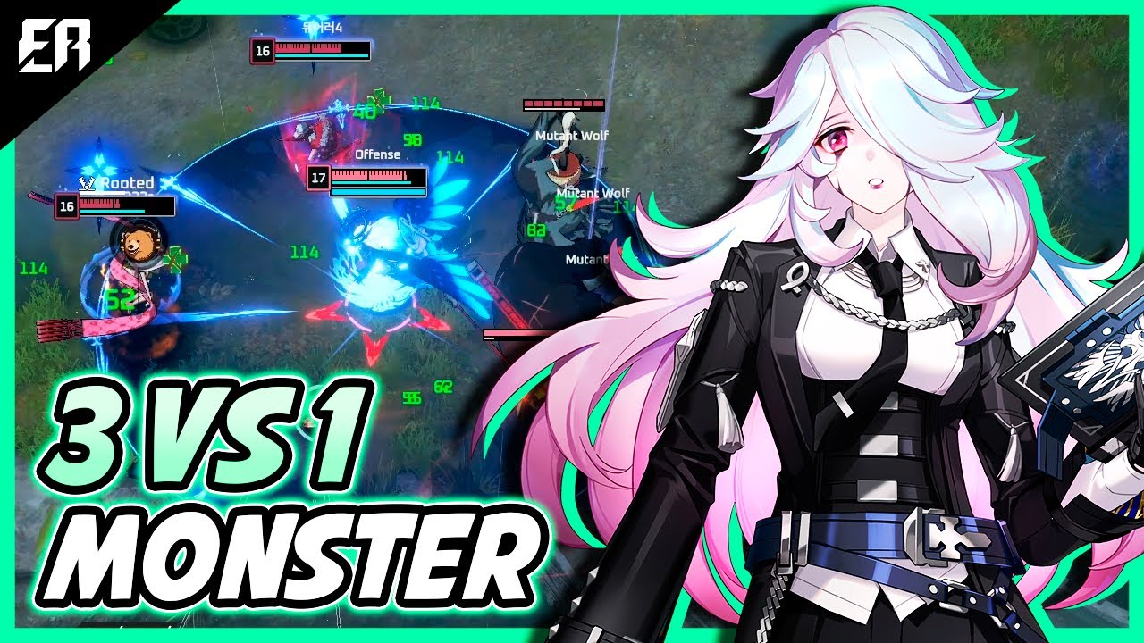 3 VS 1 MONSTER CHIARA | ETERNAL RETURN PRO GAMEPLAY