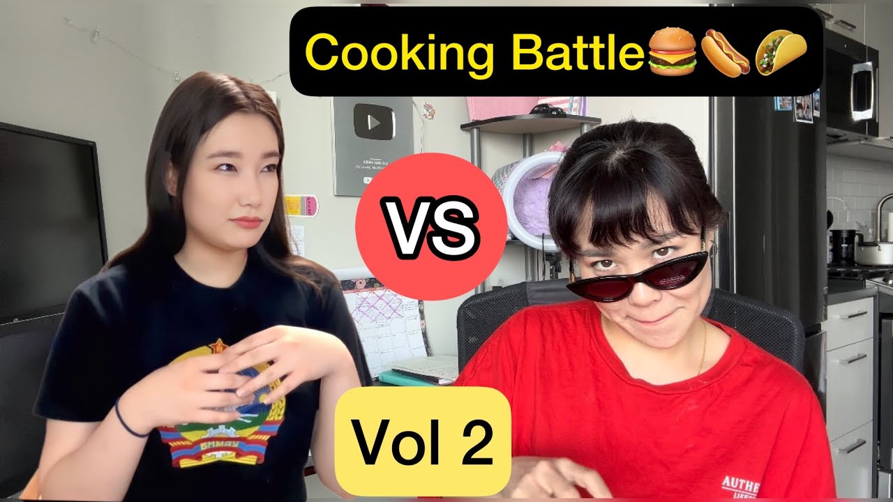 🍔🌭Youtuber GNA Намайг 5:0-д лоо Гэнүү⁉️| Хоолны Battle Reaction 😆