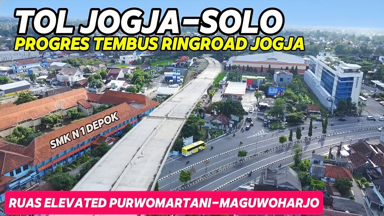 PROGRES BESAR‼️Tol Jogja&ndash;Solo Melayang dari Purwomartani Hingga Tembus Ringroad Utara Maguwoharjo!
