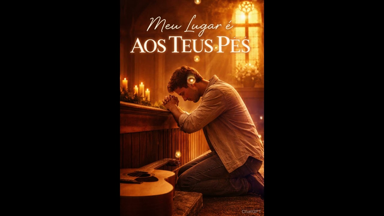 Meu Lugar É Aos Teus Pés” – O Lançamento Gospel Que Vai Tocar Sua Alma! 🙏✨