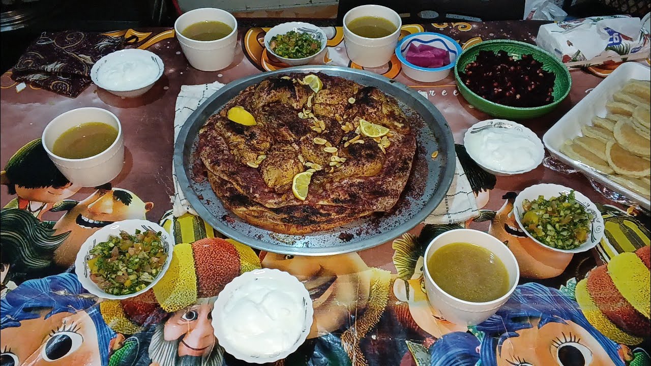 اشهر اكلة فلسطينية في يوم رمضاني (مسخن)🥰😋