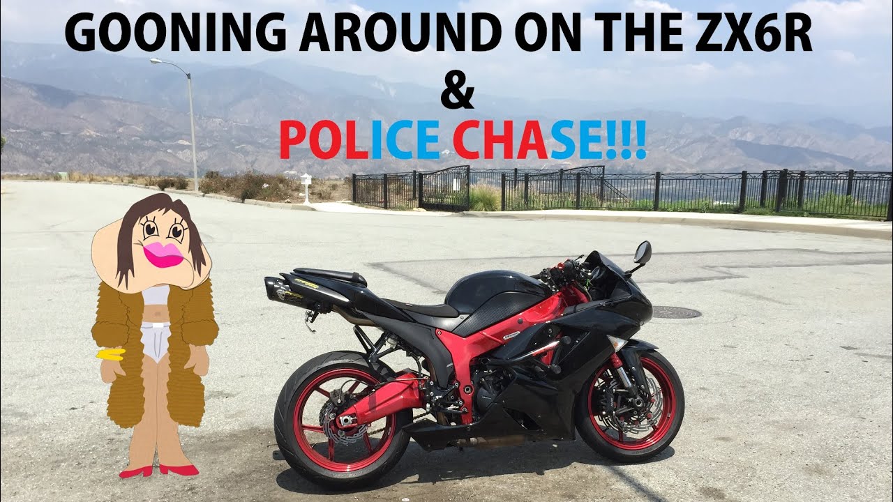 ZX6R GOONIN' & SAN BERNARGHETTO POLICE CHASE