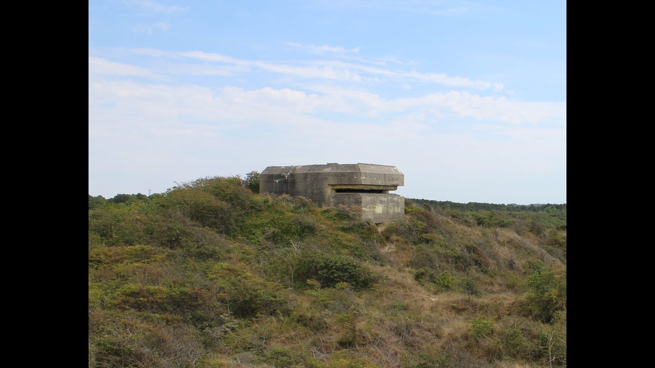 Découverte de Bunkers perdus au milieu des dunes! Histoire du mur de l'Atlantique