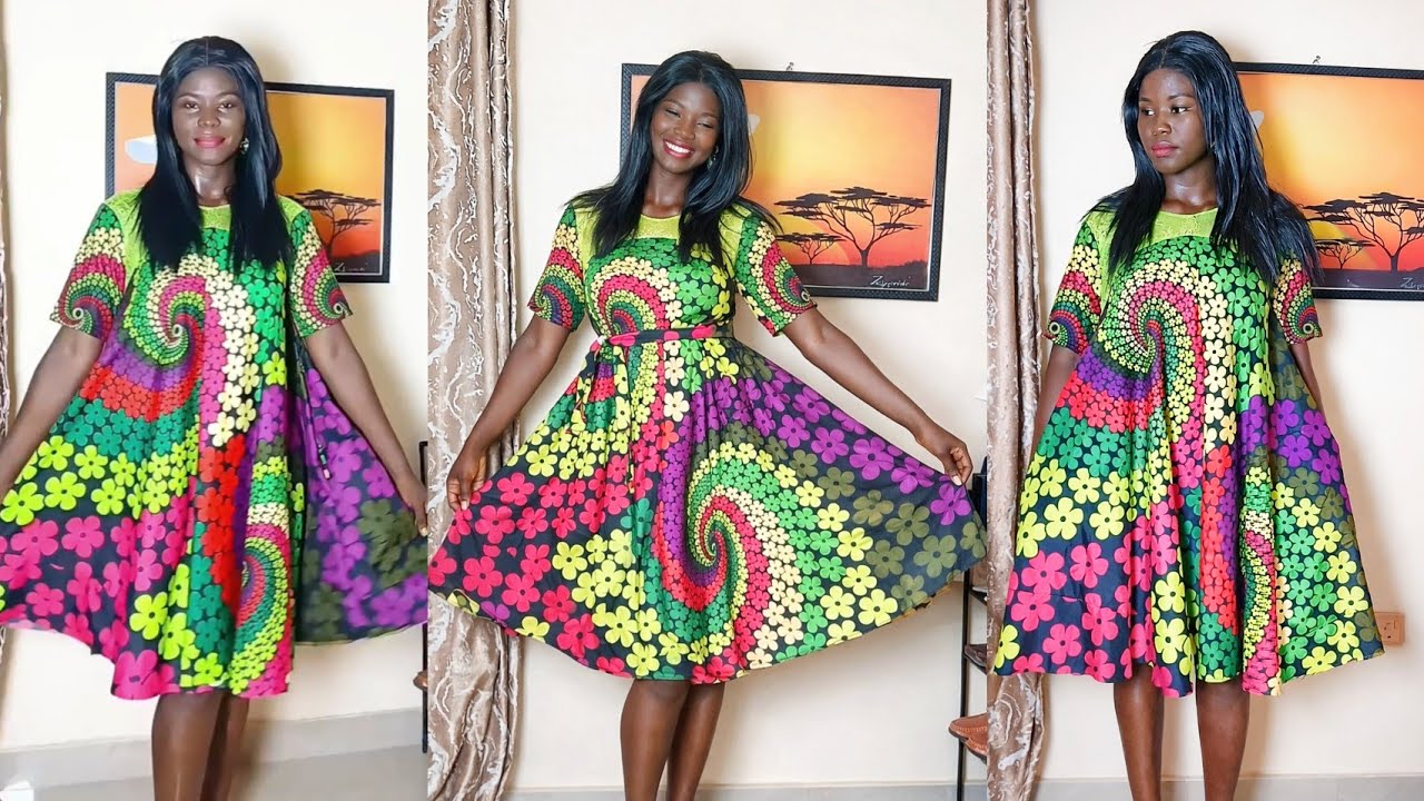 How to make a flare gown with yoke