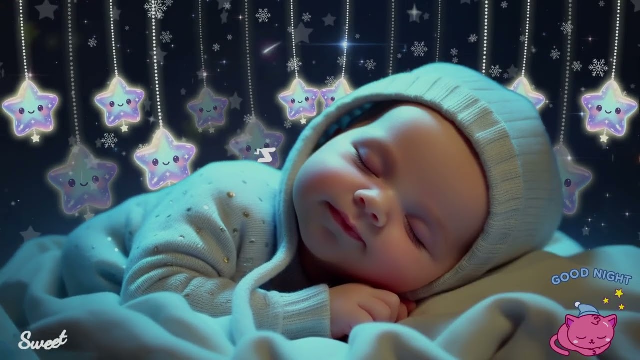 Baby Sleep Music | Mozart & Brahms Lullabies 🎵 Deep Sleep & Sweet Dreams 🌙
