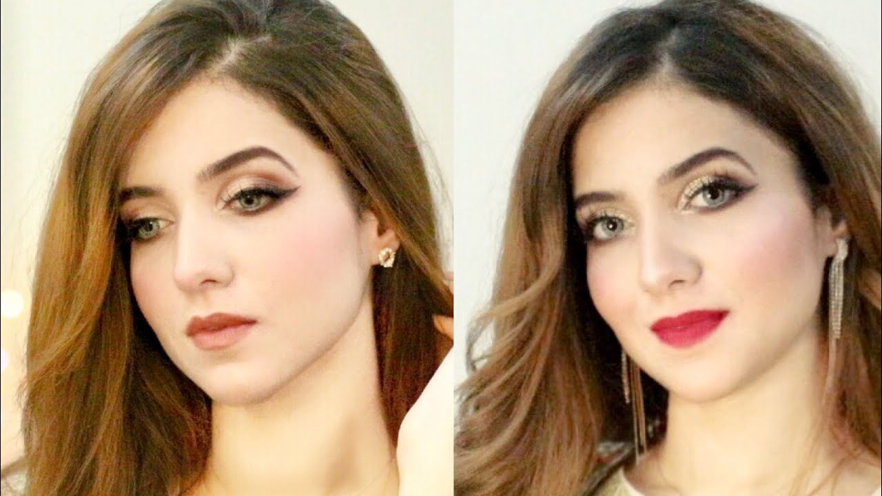 Soft glam makeup tutorial | turned into full glam | Eid makeup ideas 2020 | Makeup with white dress