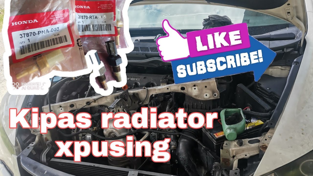 Honda civic 1.8.. Masalah kipas Tak Pusing