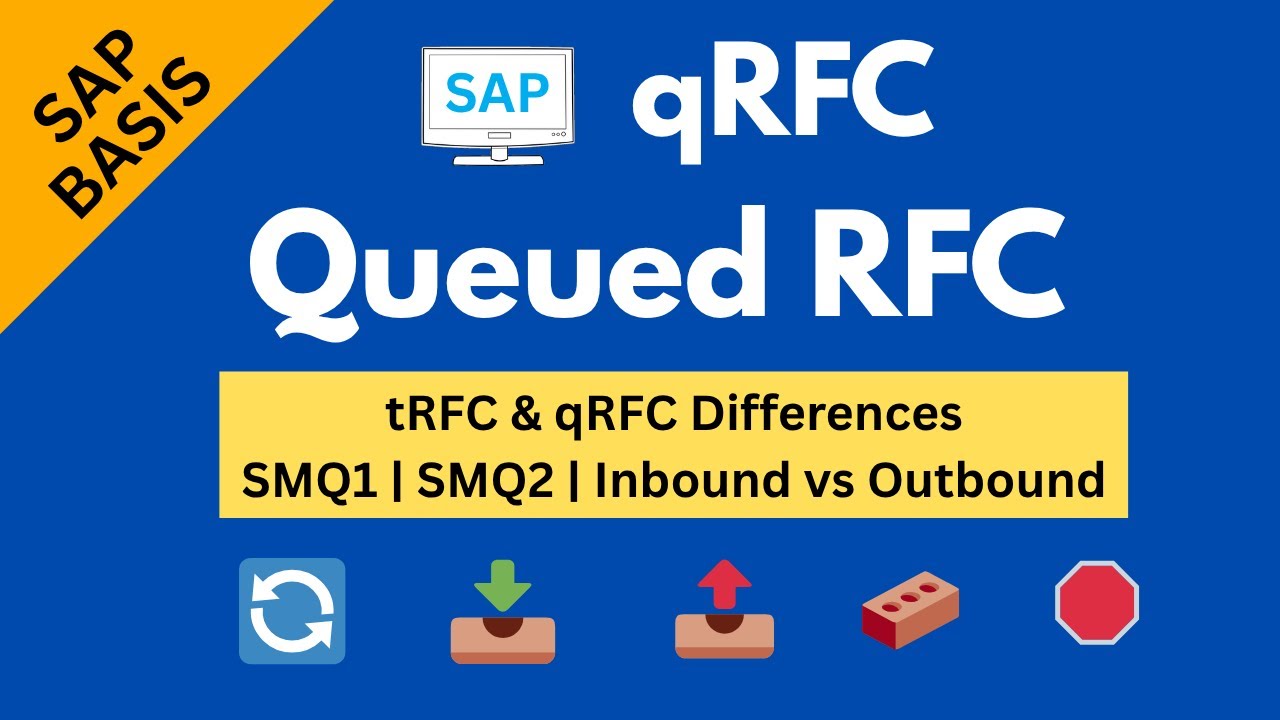 Queued RFC in SAP with Example | tRFC vs qRFC | What is Outbound Queue & Inbound Queue | SMQ1 | SMQ2