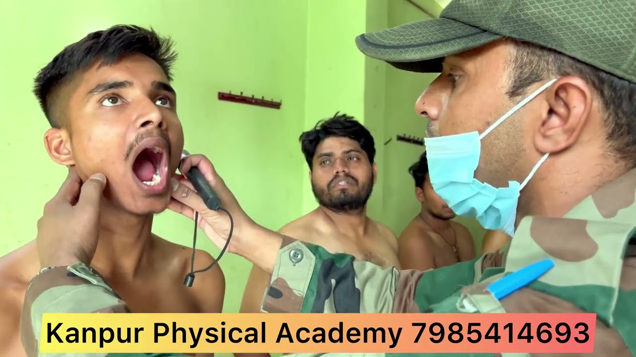 Agniveer डेंटल मेडिकल टेस्ट !!!#viral #kanpurphysical