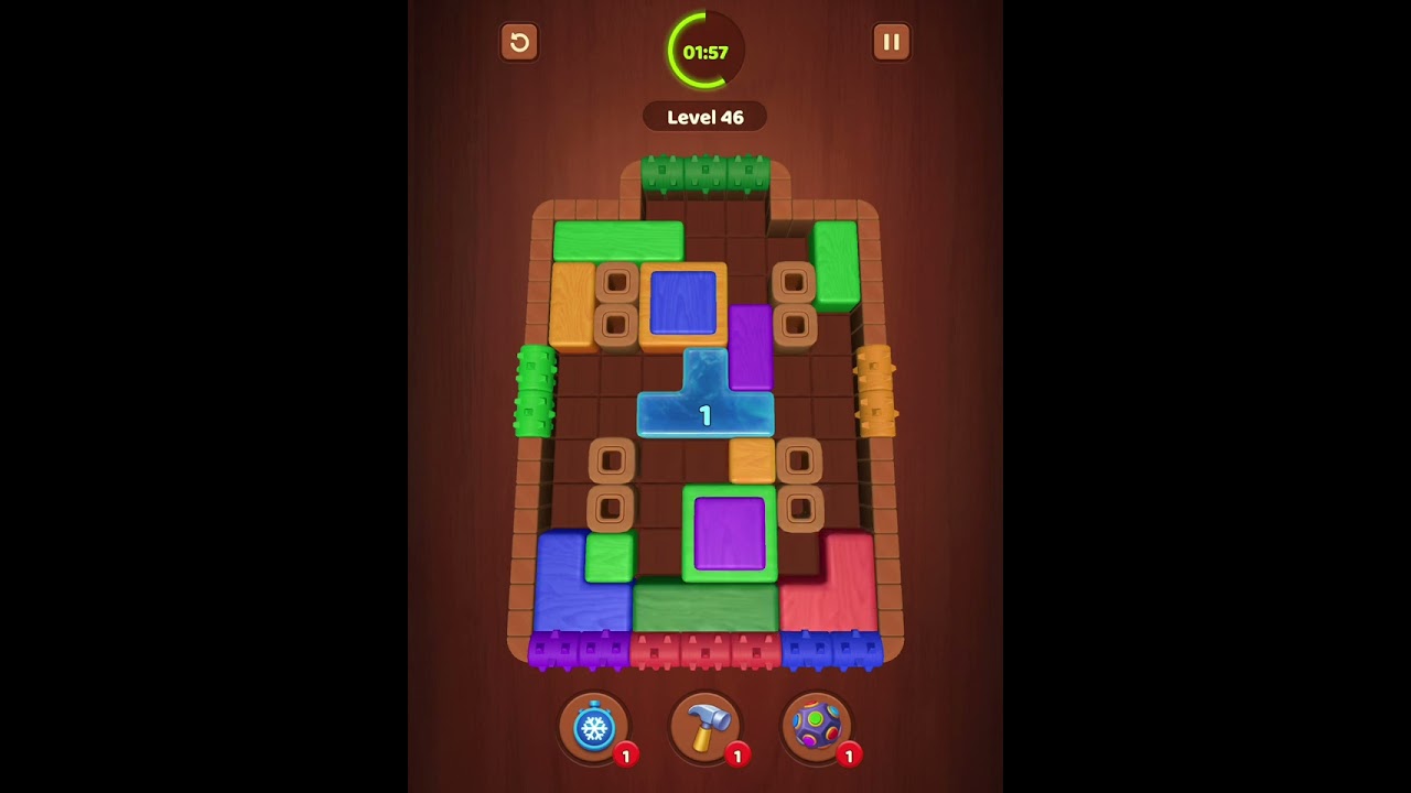 Wood Block Jam Level 41-42-43-44-45-46-47-48-49-50