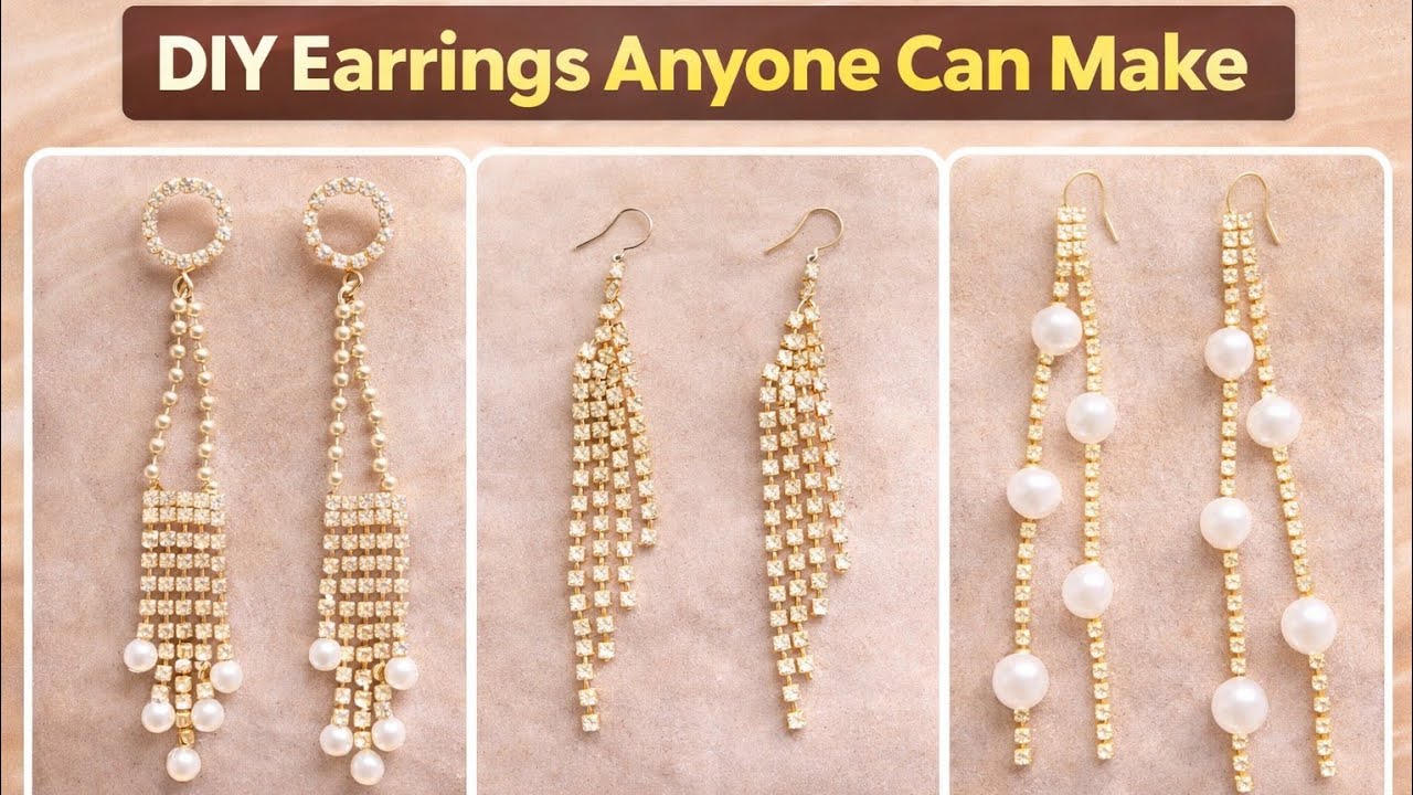 DIY Dangle Earrings | Easy Handmade Jewelry Ideas for Beginners
