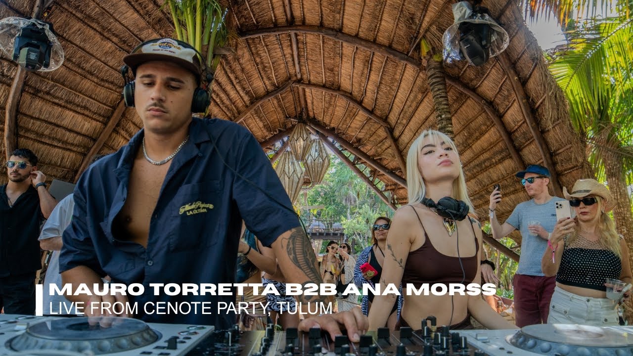 House Music Dj Set at a Cenote | Mauro Torretta B2B Ana Morss @ &iquest;Por Qu&eacute; No? Festival in Tulum