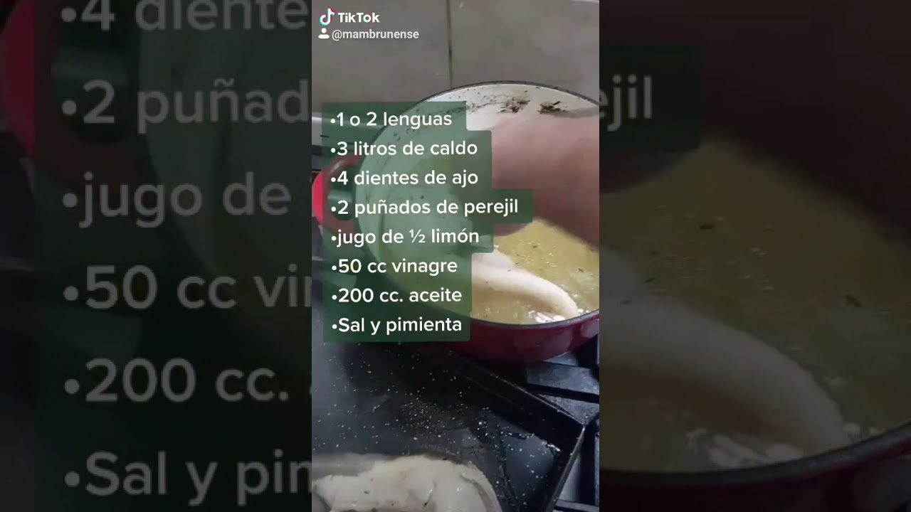 Lengua a la vinagreta