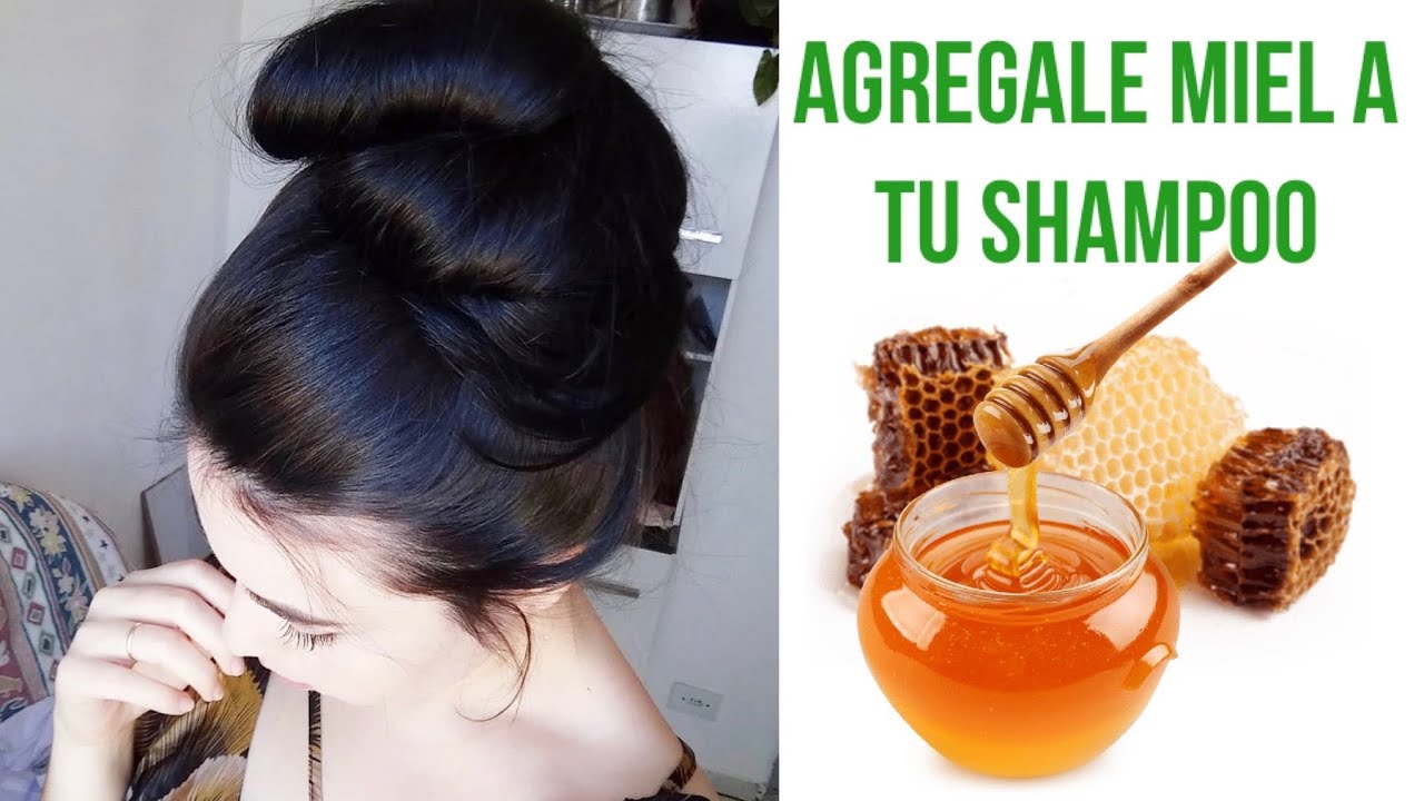 Agregale Miel a Tu Shampoo / Champú y Mira lo que Pasa en Tu Cabello!