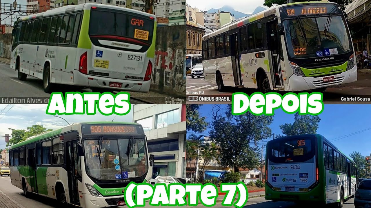 Antes E Depois Dos Prefixos Da Caprichosa Auto Ônibus (Parte 7)