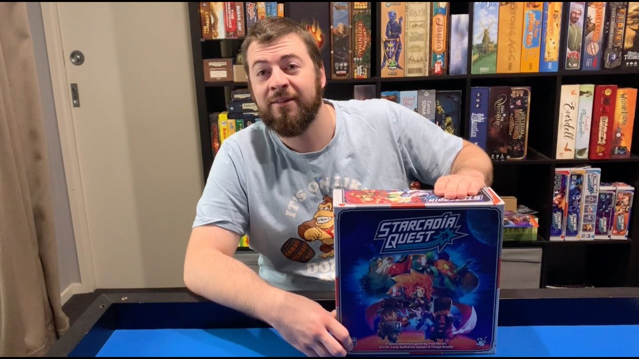 Starcadia Quest board game basic setup