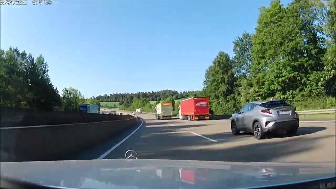 AutoFahrt_A7Kassel-Würzburg_Kasseler Berge-Hattenbacher Dreieck_25/05/2022