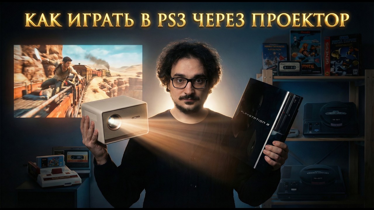Впечатления от игр PS3 на проекторе BYINTEK T5 Max