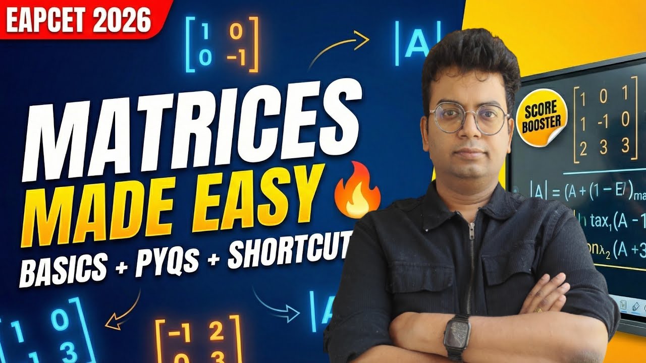 EAMCET 2026 SHORT TERM FREE ONLINE COACHING CLASS 1|EAMCET COACHING CLASS |#eamcet2026