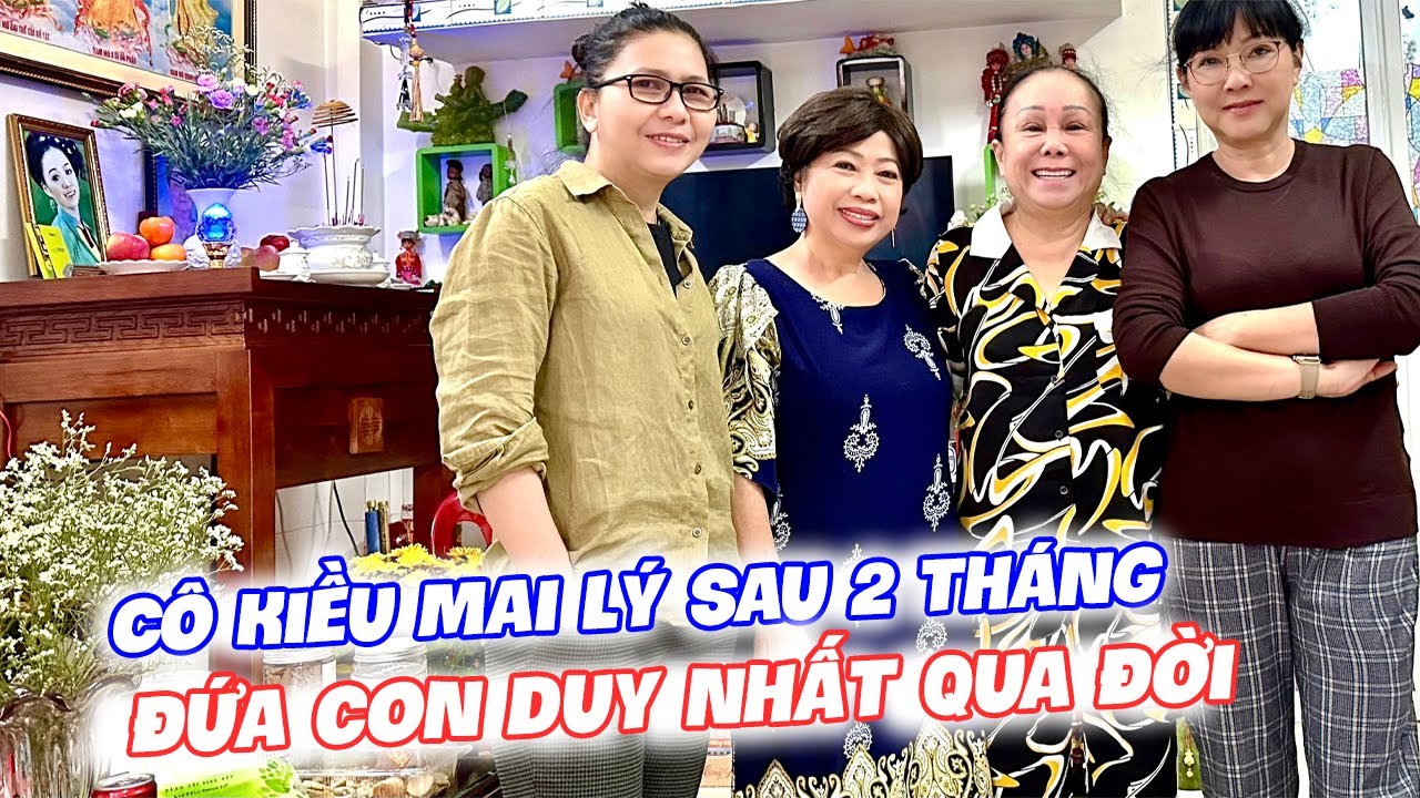 Tết đi ăn chực nhà cô Kiều Mai Lý, cô vui khi nhóm đến thăm và nghẹn ngào khi nhắc  đến con cô.