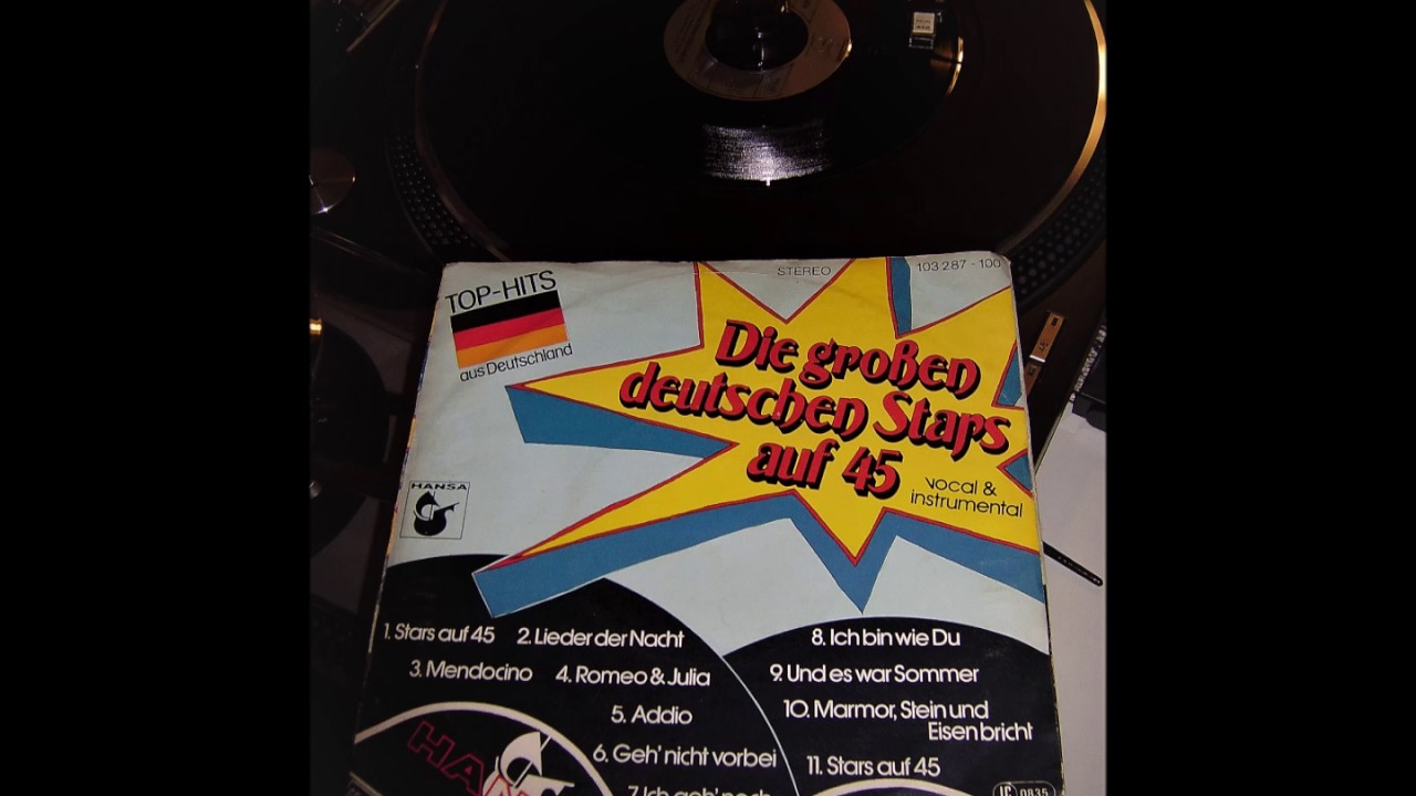 Die gro&szlig;en deutschen Stars auf 45 Vol  1