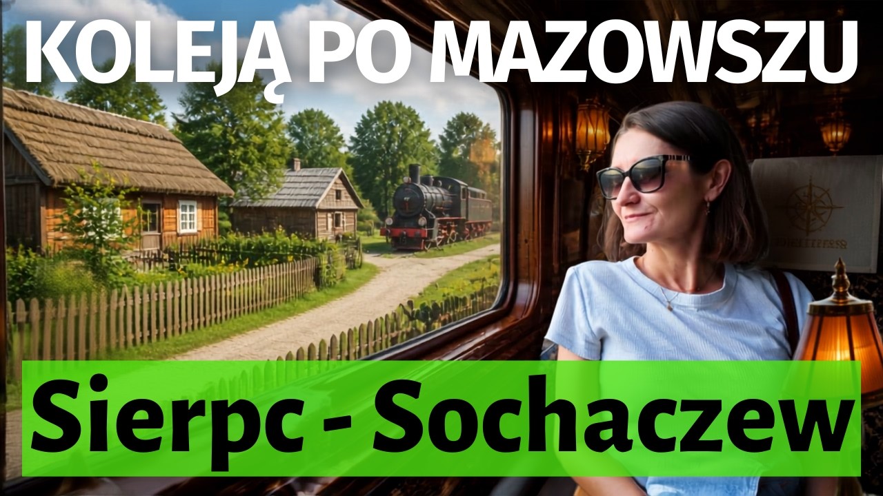 Pociąg z czekolady i dworzec kosmiczny 🚂 Koleją przez MAZOWSZE