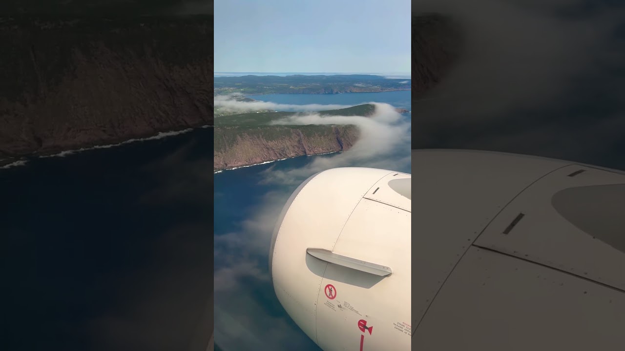 I&rsquo;m On My Way #landing #newfoundland #onmyway #viewfromabove