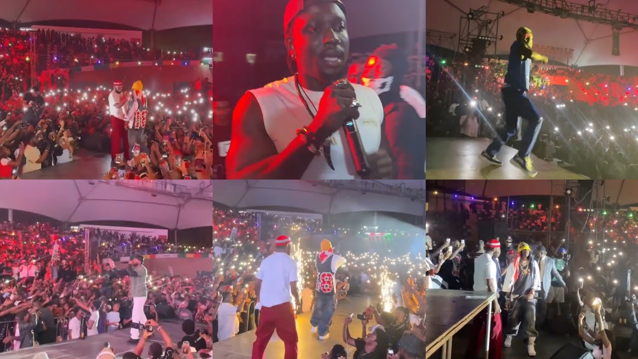 Verydarkman, REMA, ODUMODUBLACK, PORTABLE, SKEPTA Shutdown Abuja. Полное выступление.